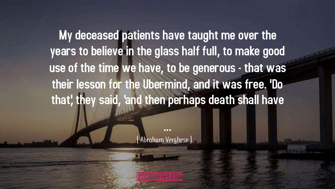 Patients quotes by Abraham Verghese