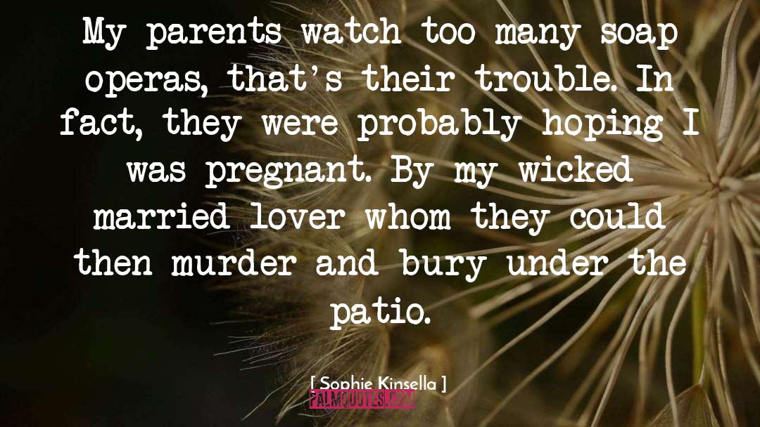 Patio quotes by Sophie Kinsella