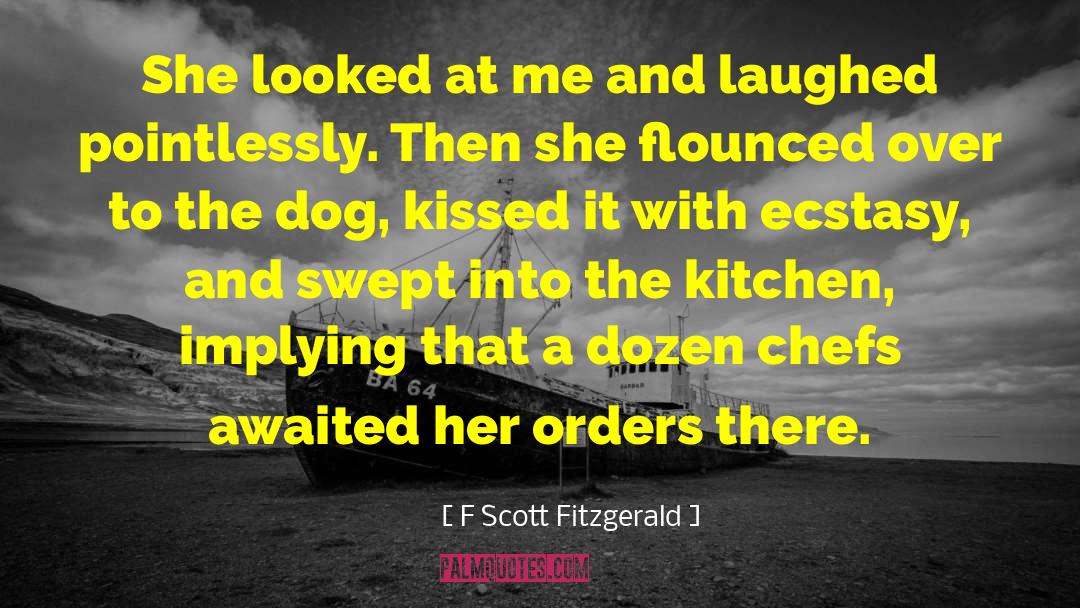 Patissier Chef quotes by F Scott Fitzgerald