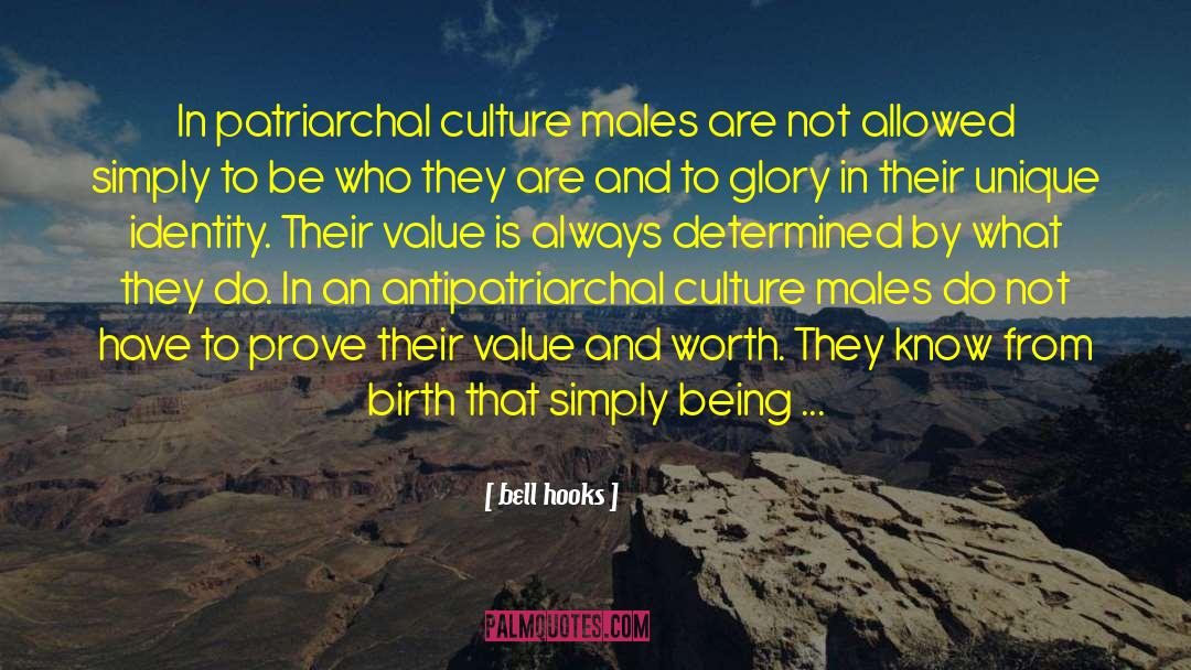 Patriarchal Culture quotes by Bell Hooks