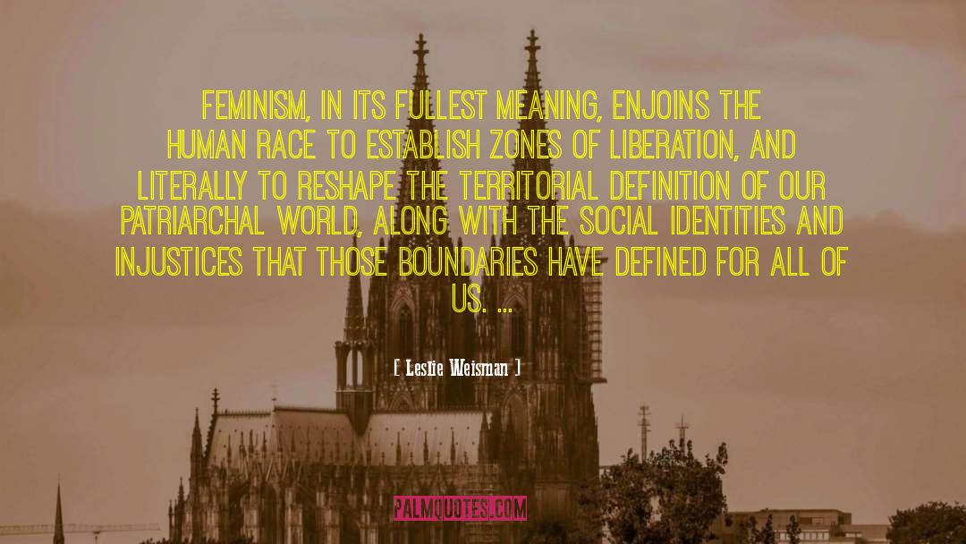Patriarchal Religion quotes by Leslie Weisman