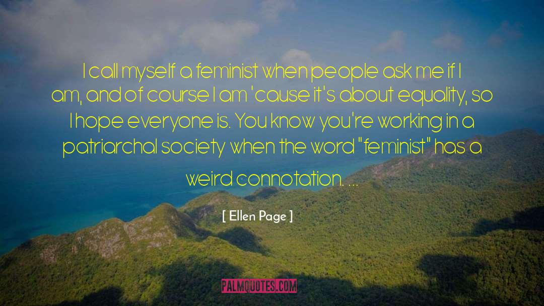 Patriarchal Religion quotes by Ellen Page
