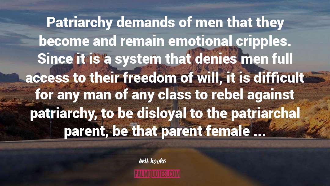Patriarchy quotes by Bell Hooks