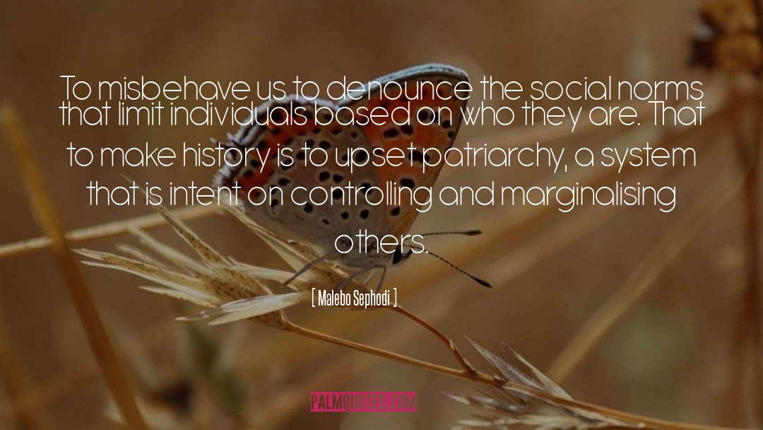 Patriarchy quotes by Malebo Sephodi