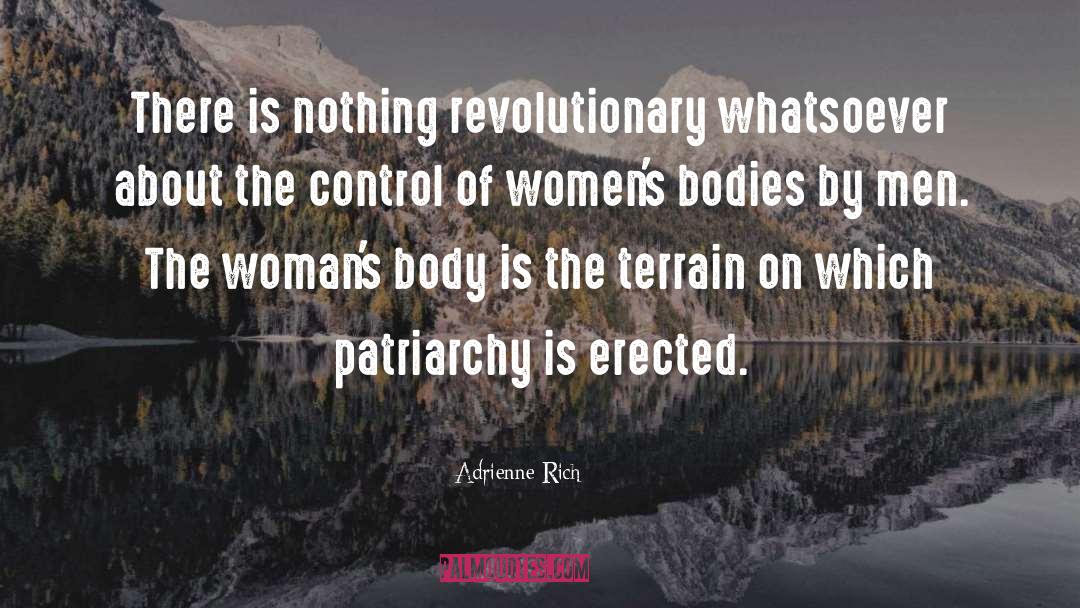 Patriarchy quotes by Adrienne Rich