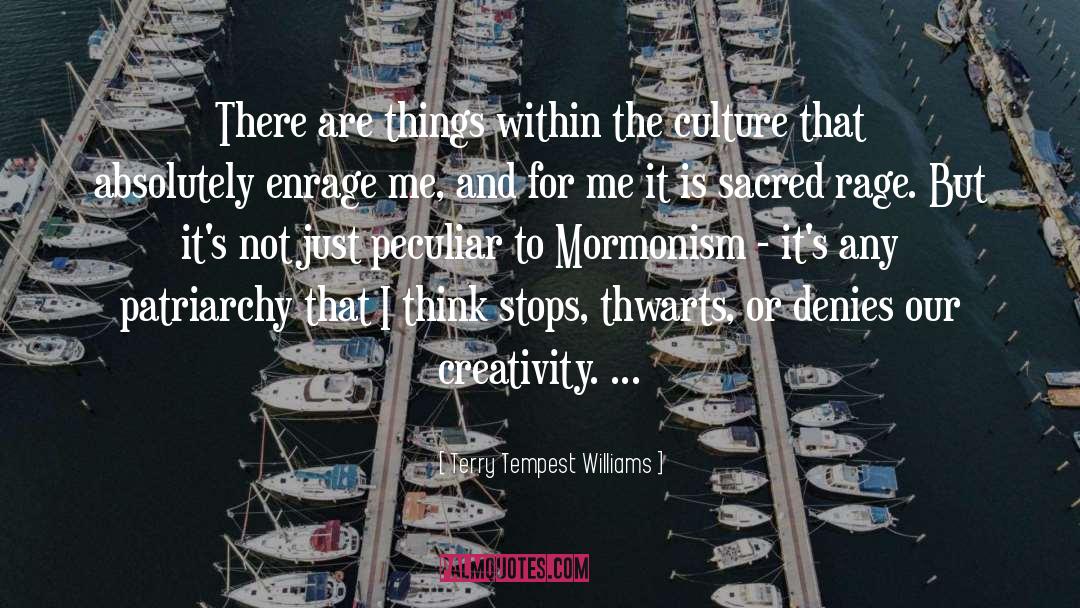 Patriarchy quotes by Terry Tempest Williams