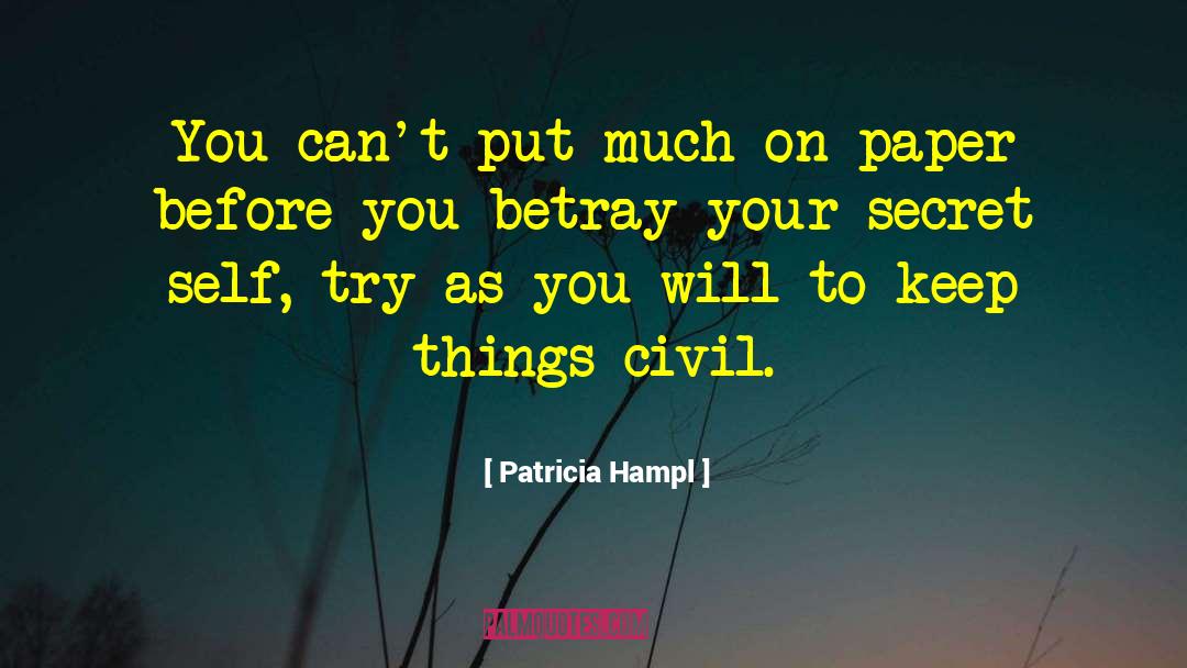 Patricia Hampl quotes by Patricia Hampl