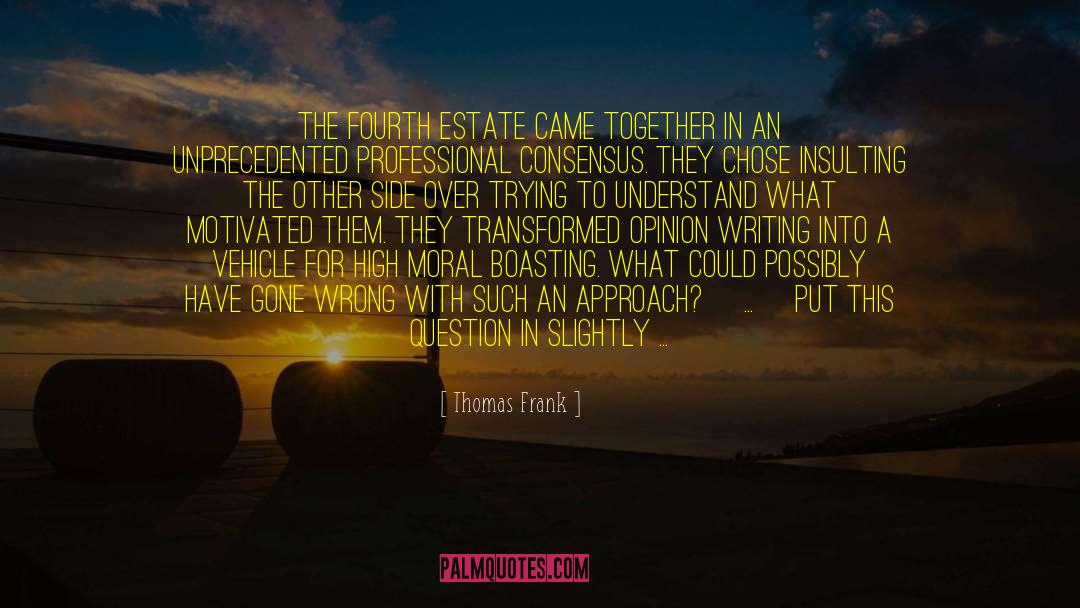 Patrick White quotes by Thomas Frank