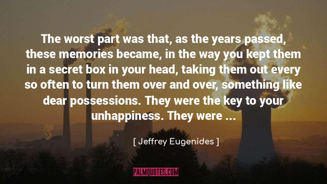 Patricks Secret Box quotes by Jeffrey Eugenides