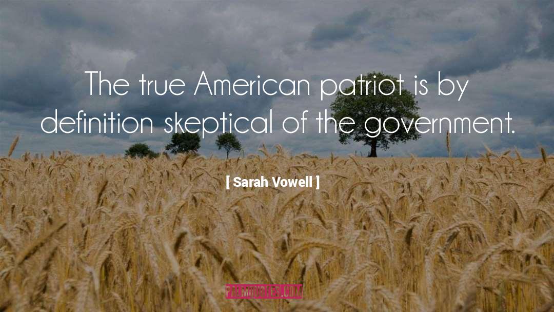 Patriot quotes by Sarah Vowell