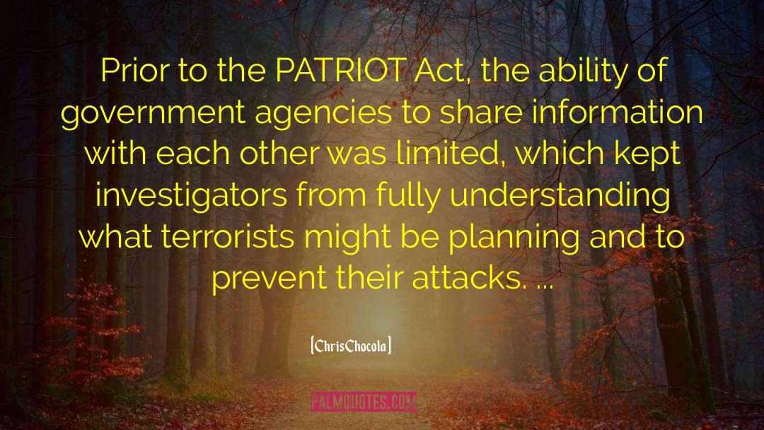 Patriot quotes by Chris Chocola