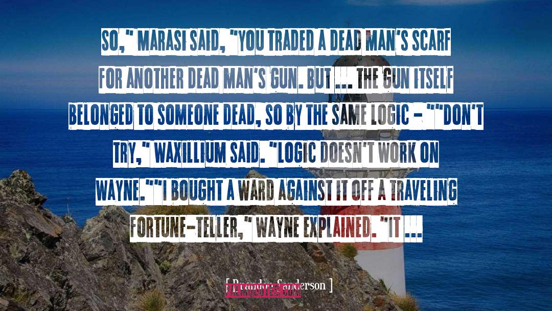 Patriotic Gun quotes by Brandon Sanderson