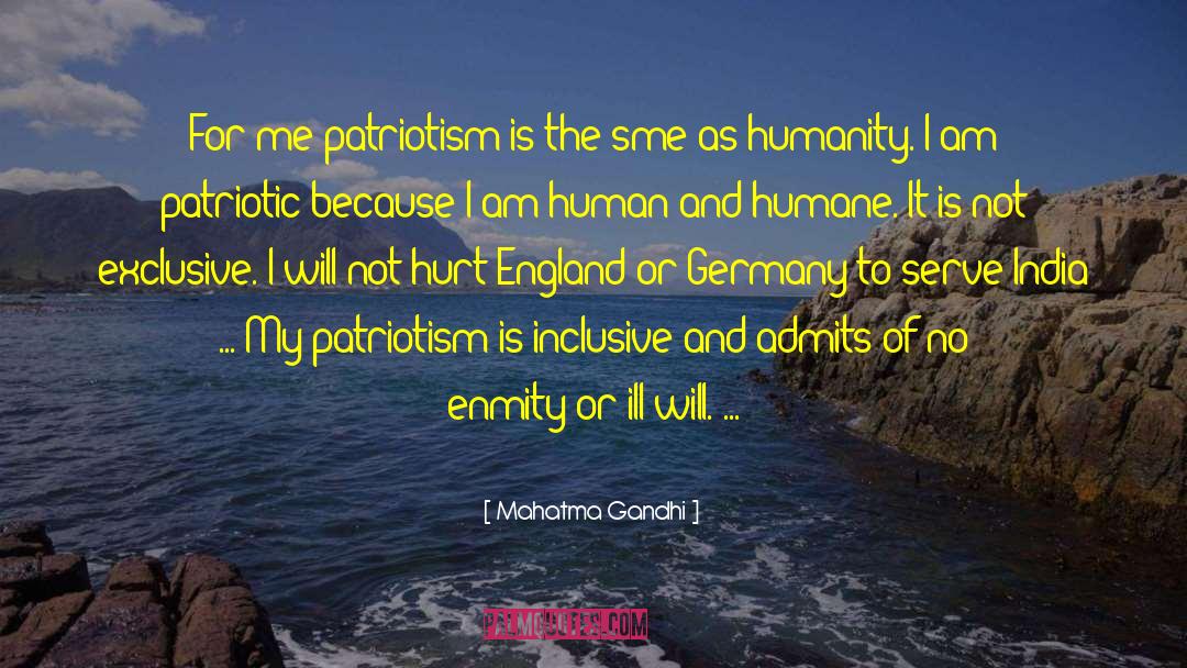 Patriotism And Nationalism quotes by Mahatma Gandhi