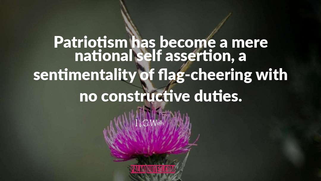 Patriotism quotes by H.G.Wells
