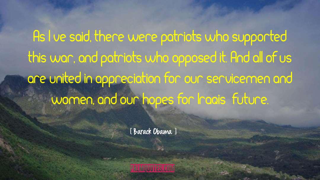Patriots quotes by Barack Obama