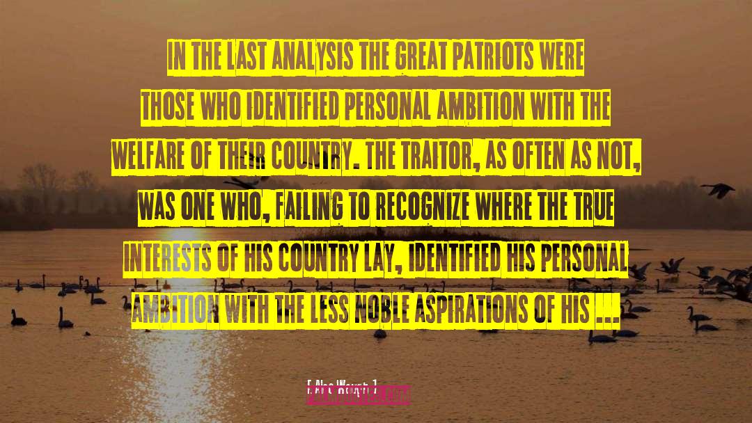 Patriots quotes by Alec Waugh