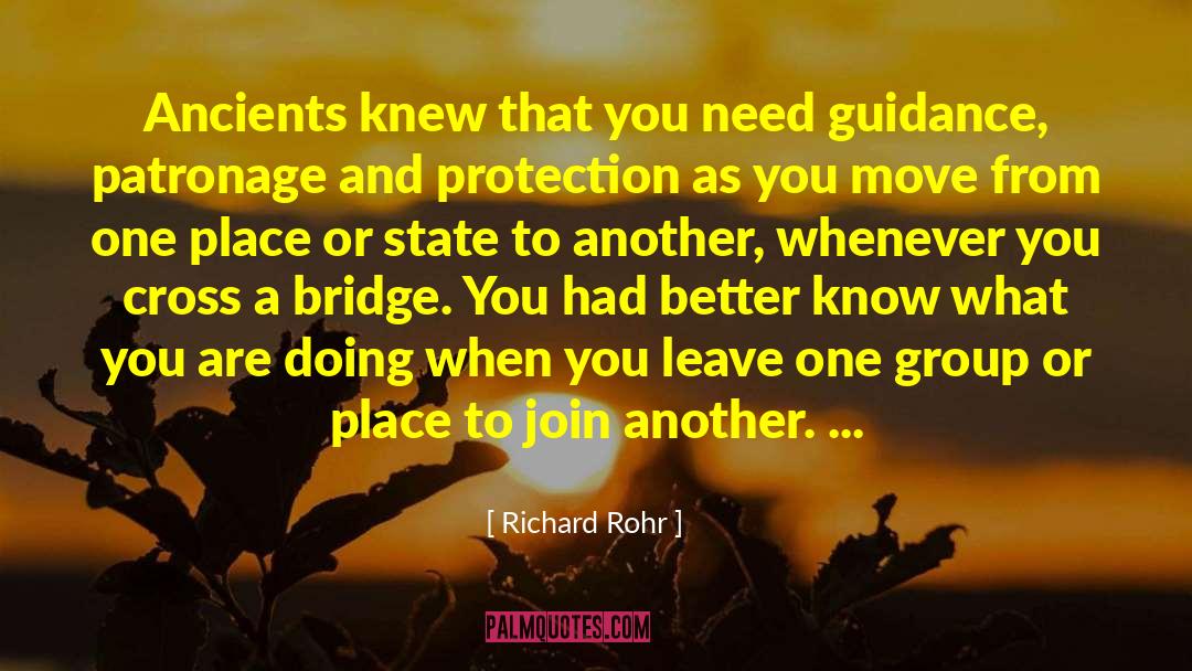 Patronage quotes by Richard Rohr