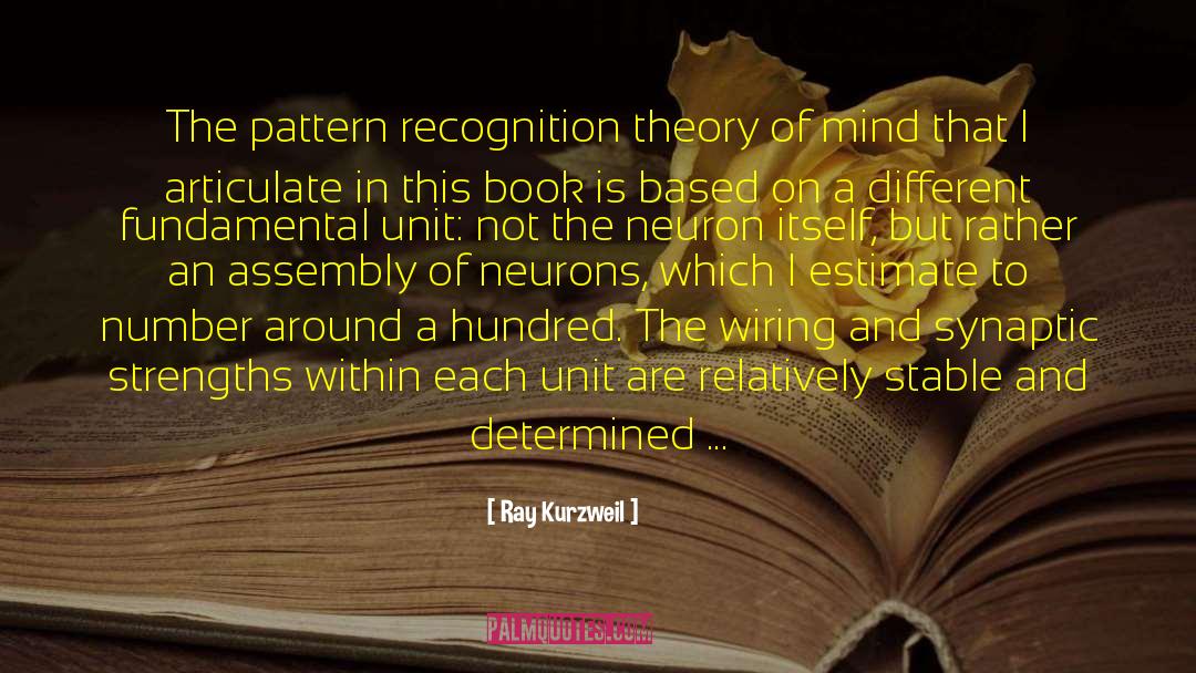 Pattern Recognition quotes by Ray Kurzweil