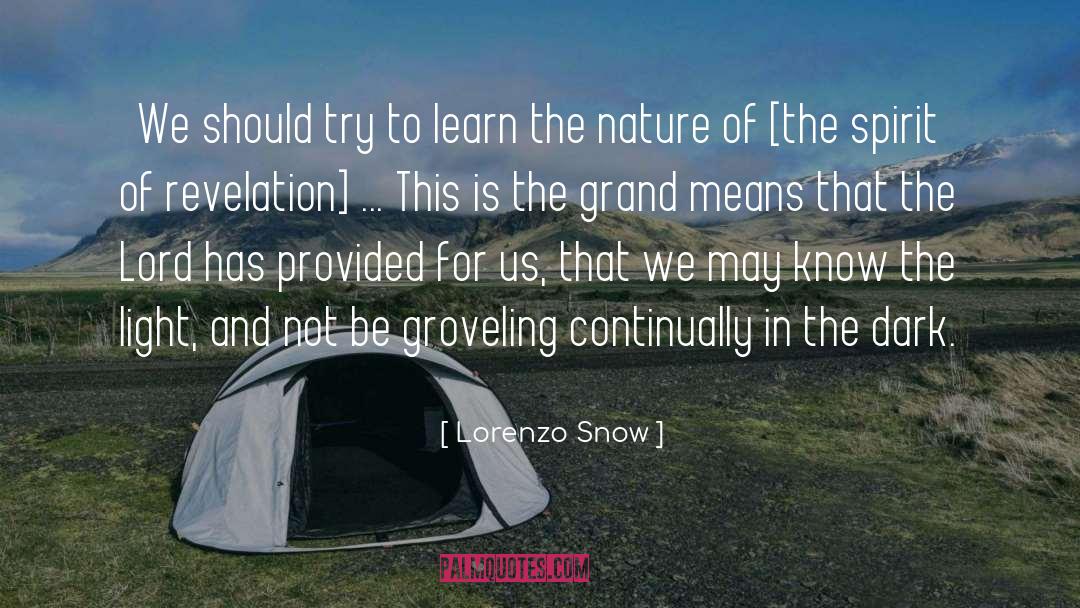 Patterns In Nature quotes by Lorenzo Snow