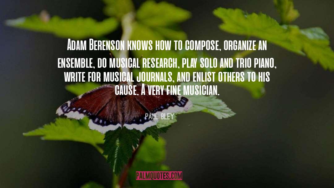 Paul Hoffman quotes by Paul Bley