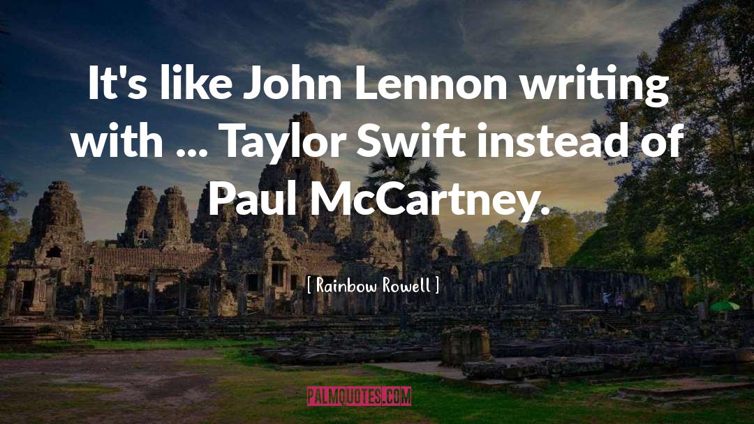 Paul Mccartney quotes by Rainbow Rowell