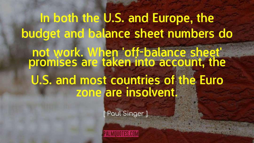 Paul S Visions quotes by Paul Singer