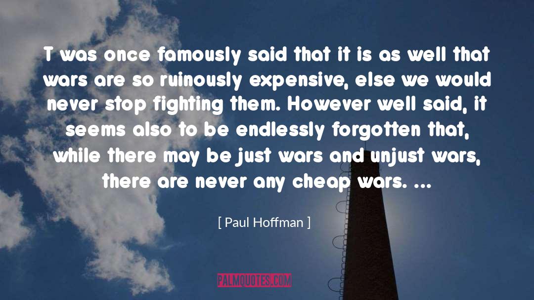 Paul T Scheuring quotes by Paul Hoffman