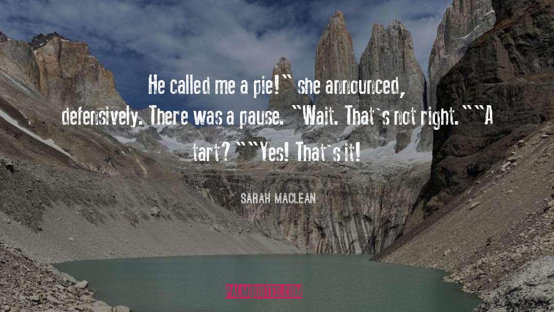 Pause quotes by Sarah MacLean