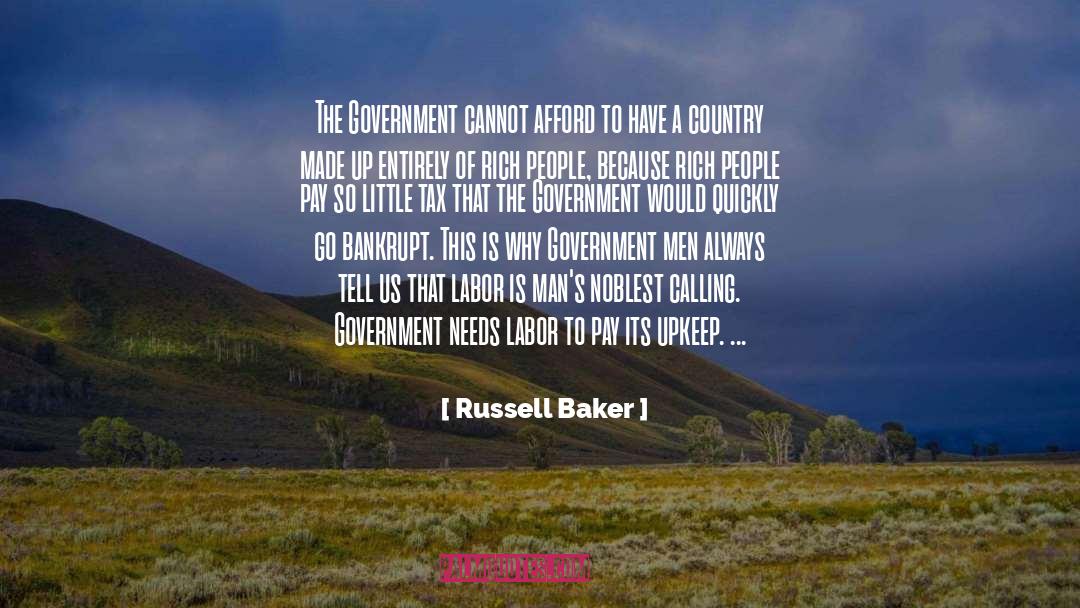 Pay The Cost quotes by Russell Baker