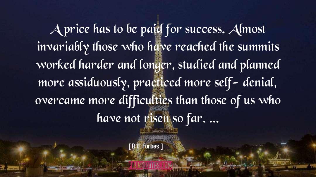 Pay The Price quotes by B.C. Forbes