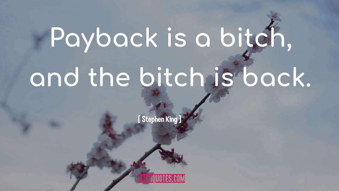 Payback quotes by Stephen King
