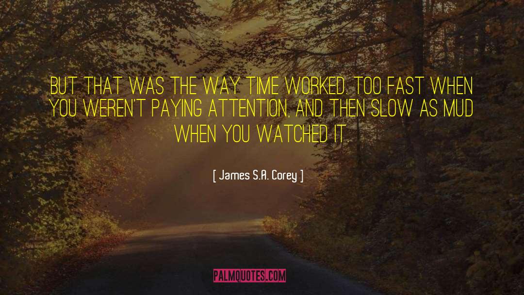 Paying Attention quotes by James S.A. Corey