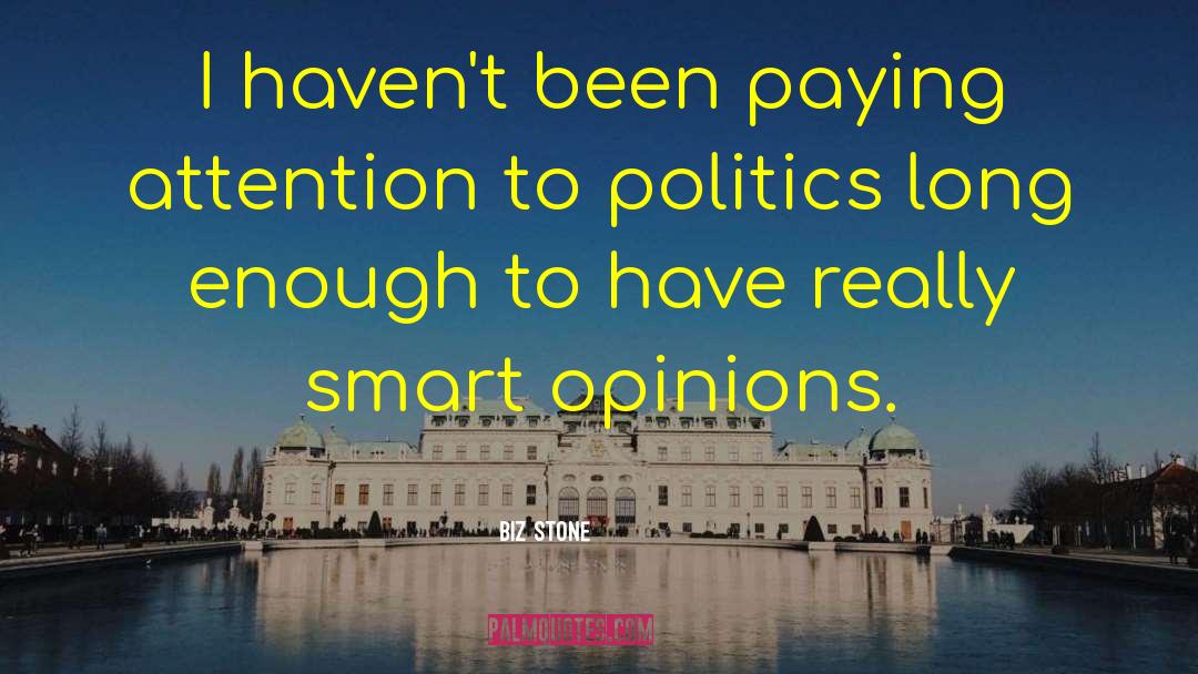 Paying Attention To Politics quotes by Biz Stone