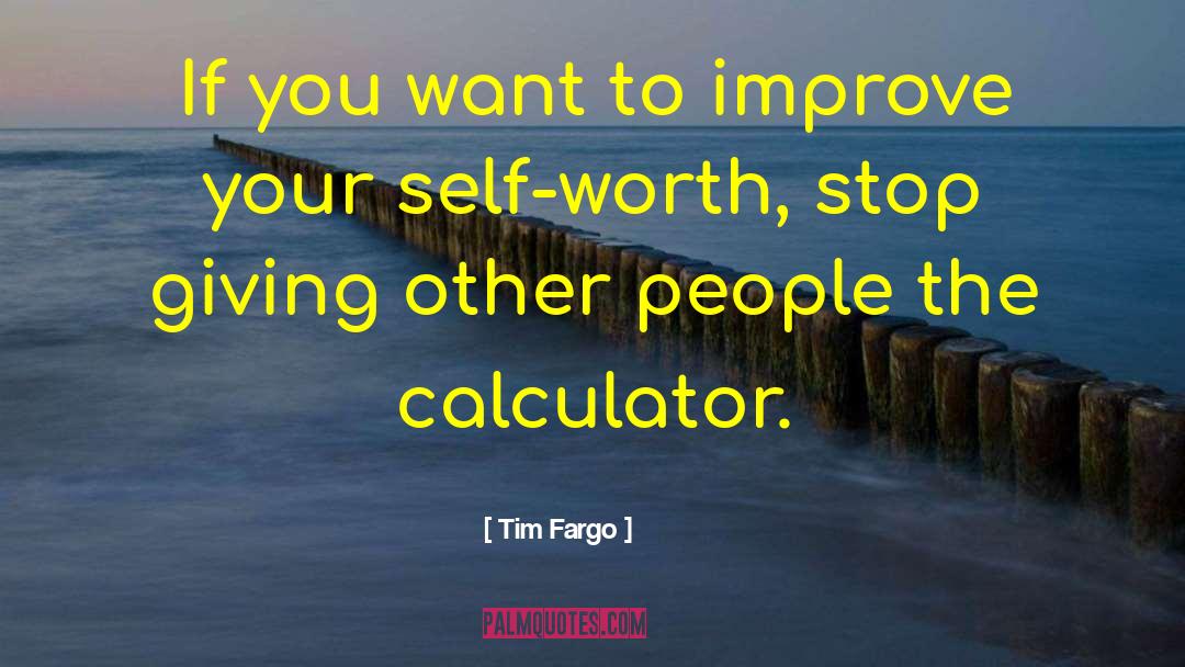 Payout Calculator quotes by Tim Fargo