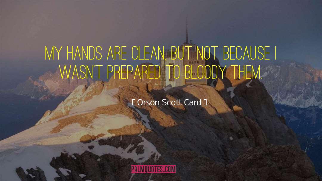 Payphone Clean quotes by Orson Scott Card