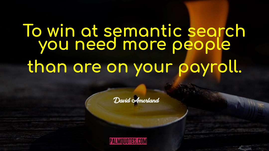 Payroll quotes by David Amerland