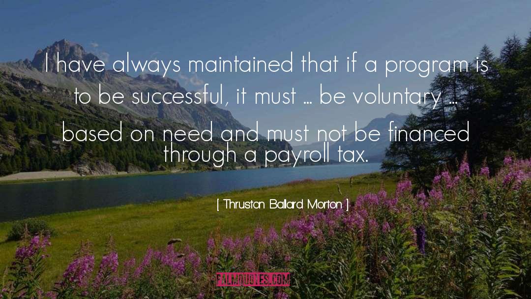 Payroll quotes by Thruston Ballard Morton