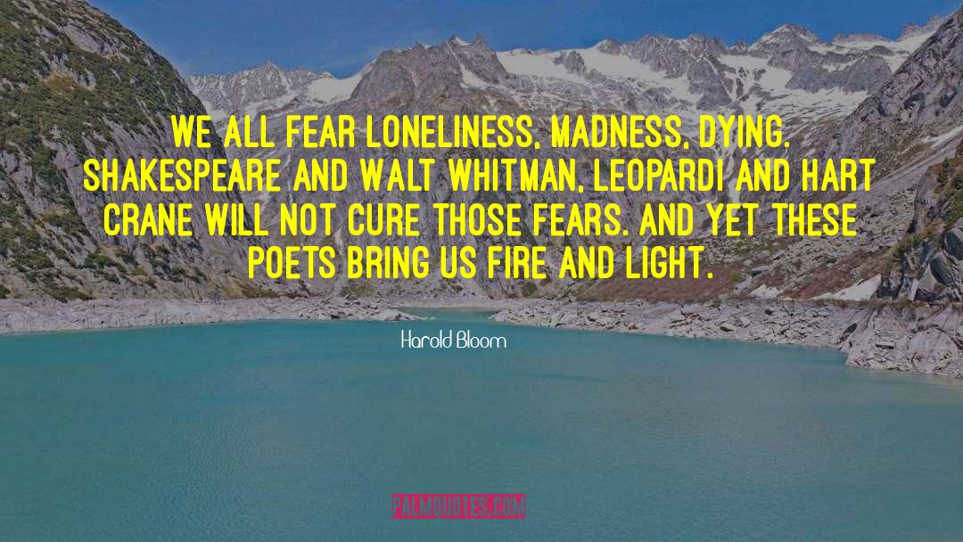 Pea Madness quotes by Harold Bloom