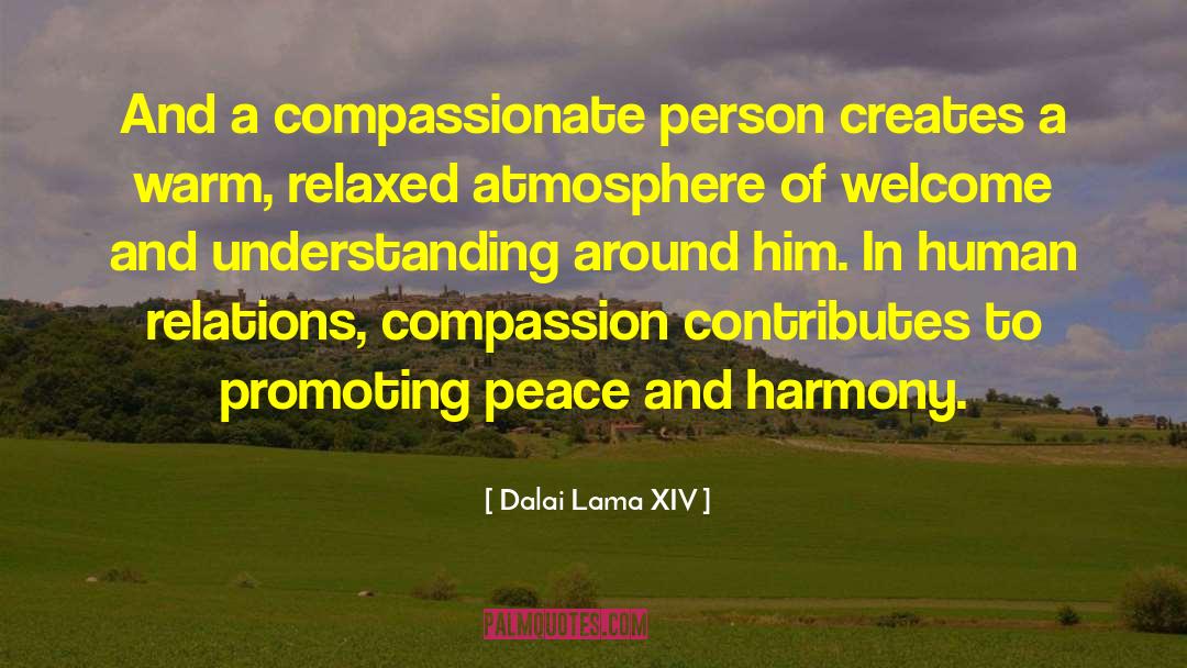 Peace And Harmony quotes by Dalai Lama XIV