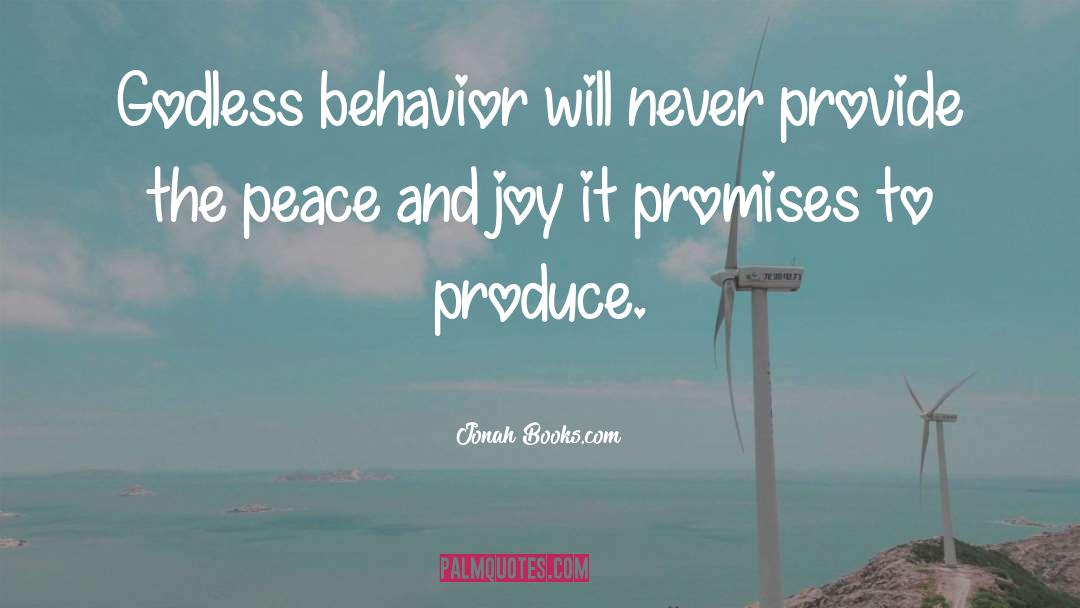 Peace And Joy quotes by Jonah Books.com