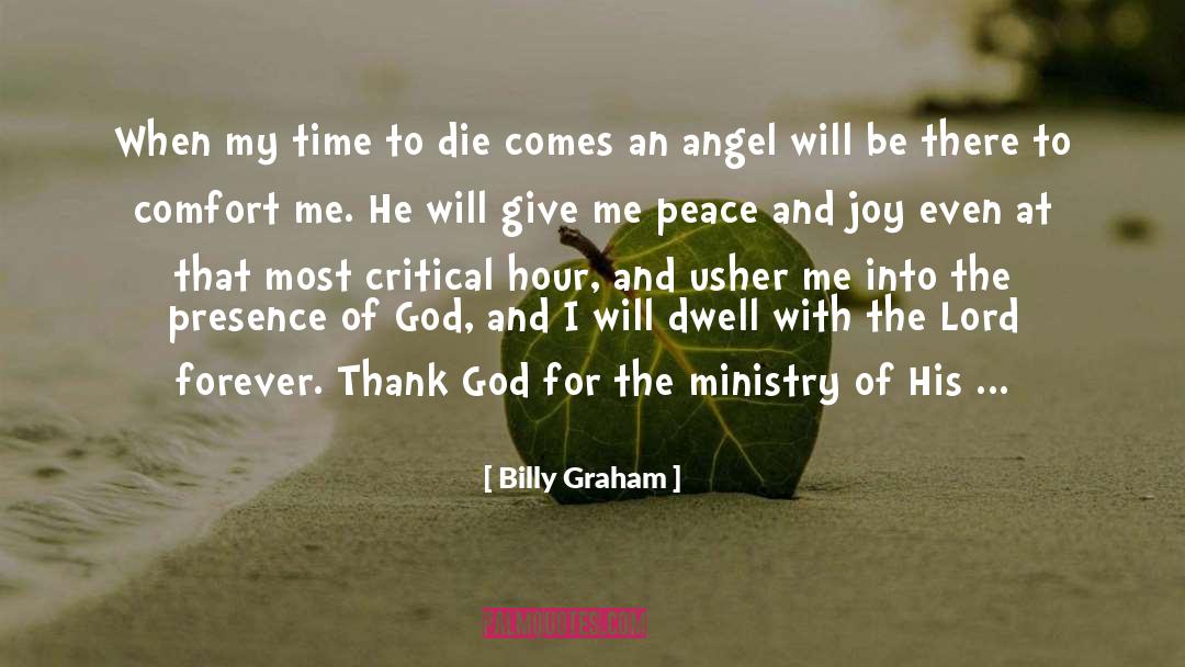 Peace And Joy quotes by Billy Graham