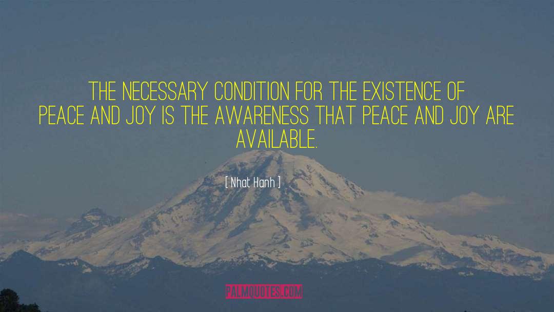 Peace And Joy quotes by Nhat Hanh