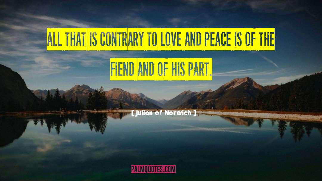 Peace And Love quotes by Julian Of Norwich