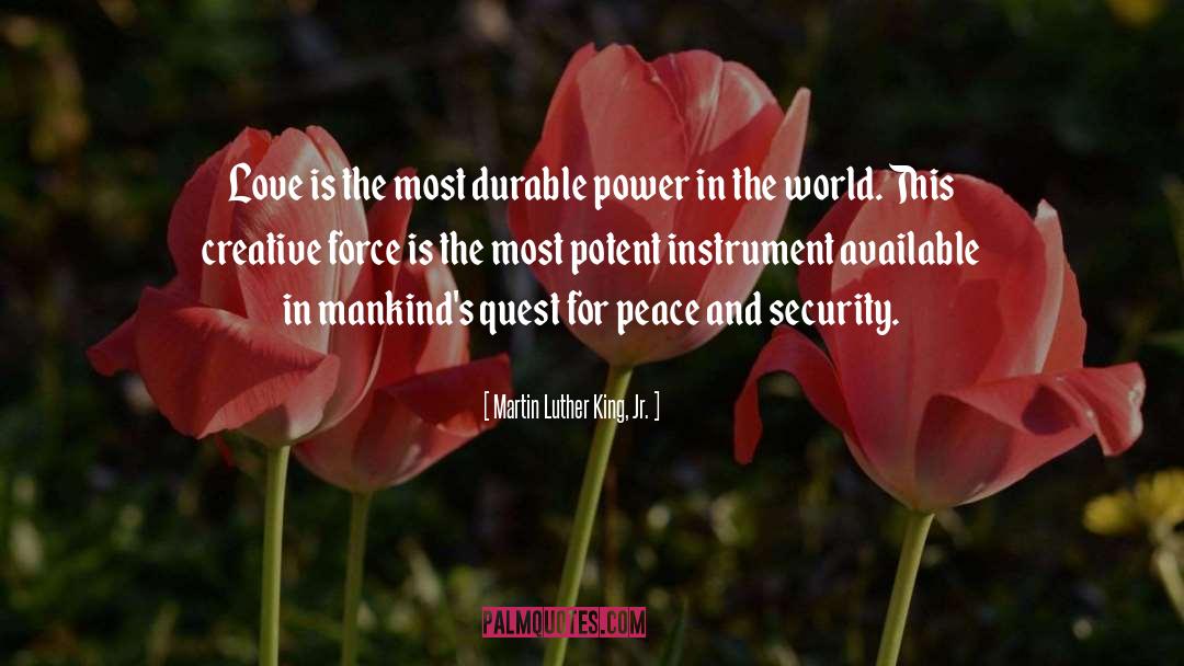 Peace And Security quotes by Martin Luther King, Jr.