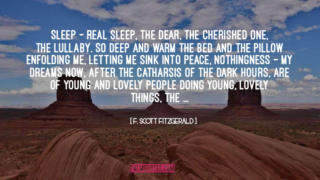 Peace And Tranquility quotes by F. Scott Fitzgerald