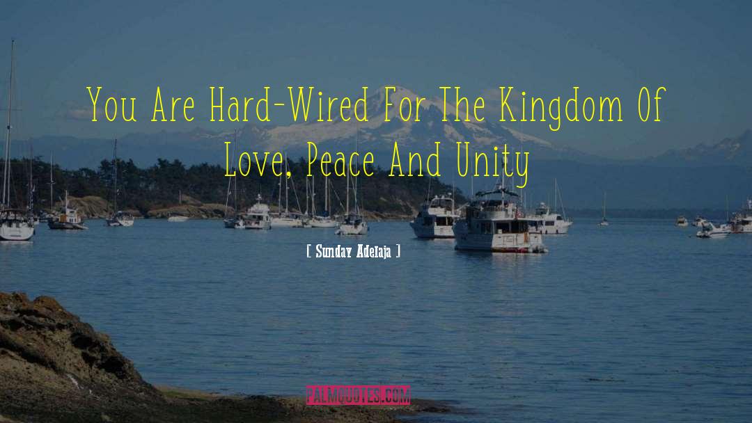 Peace And Unity quotes by Sunday Adelaja