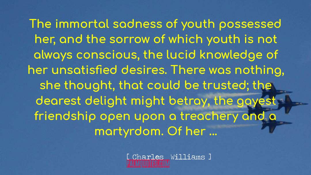Peace And Youth quotes by Charles  Williams