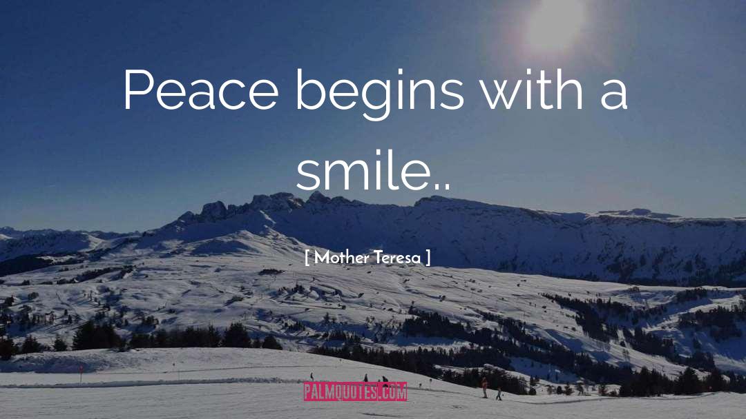 Peace Begins With Me Quote quotes by Mother Teresa