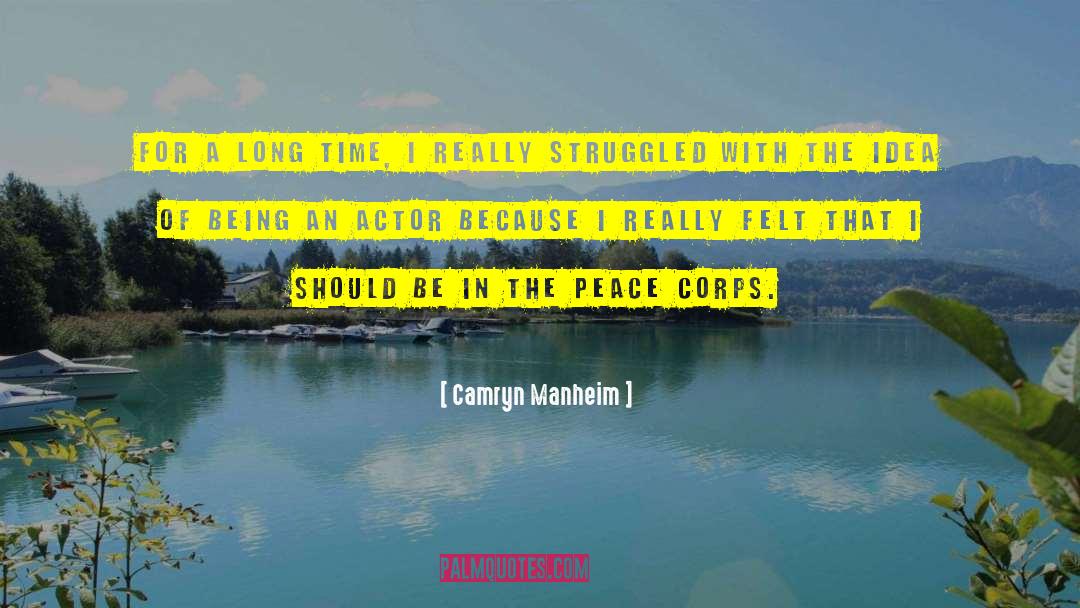 Peace Corps quotes by Camryn Manheim