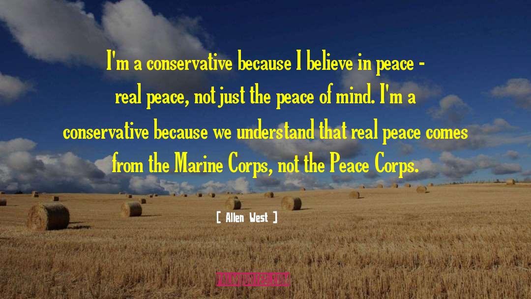 Peace Corps quotes by Allen West